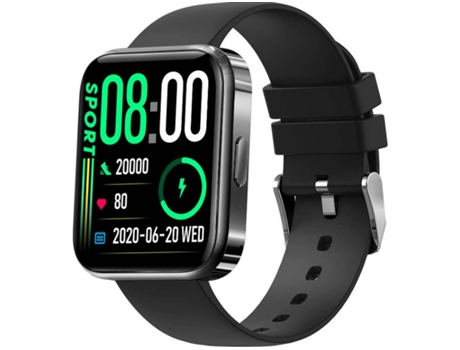 Smartwatch MDUG Monitor de Frequência Cardíaca Preto
