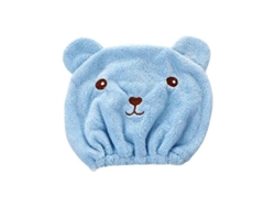 Toalla de baño con gorro para secar el cabello, toalla de microfibra superabsorbente de secado rápido, ideal para uso en salón de belleza y uso doméstico para bañarse y secarse el cabello - Rosewell