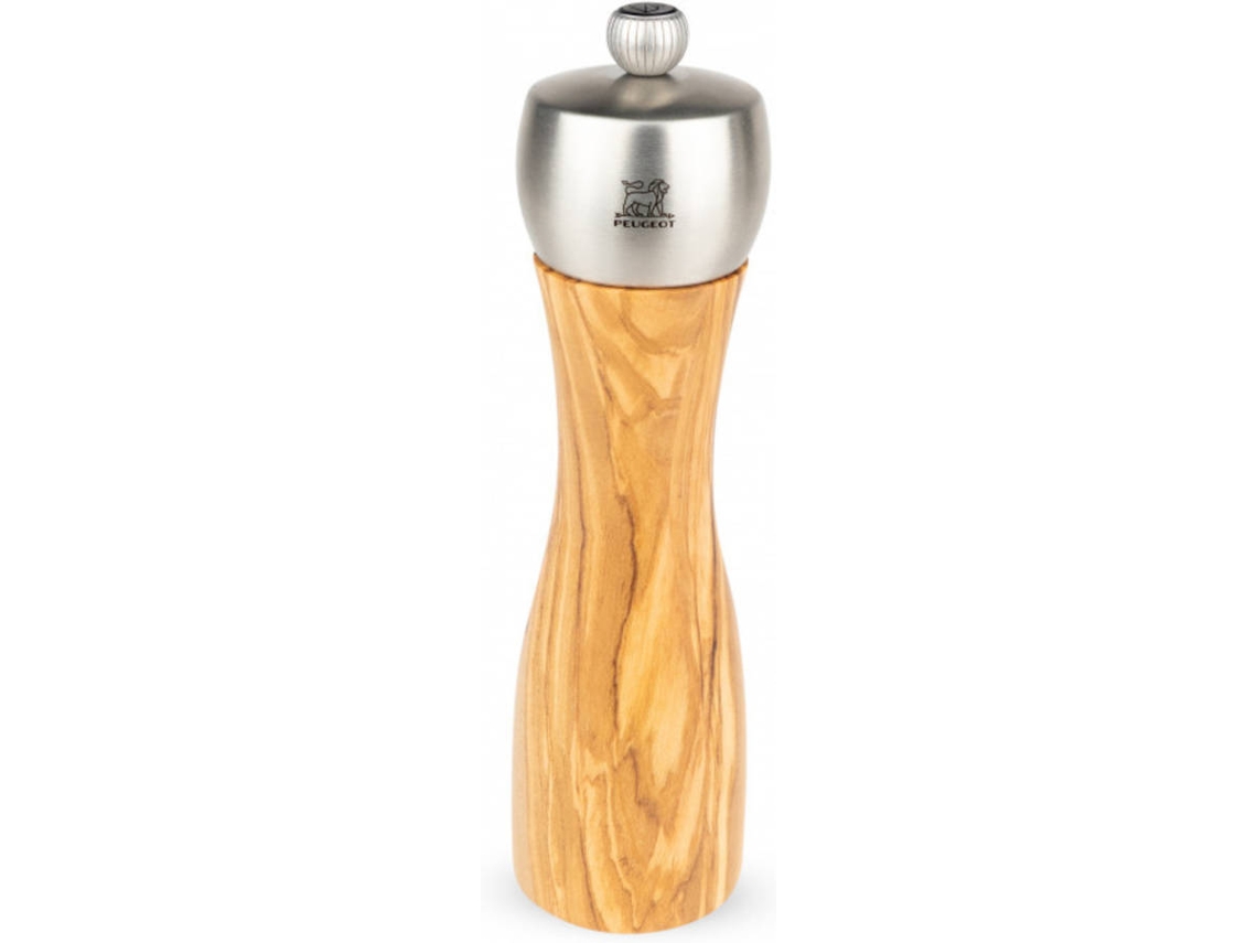 Molinillo de Pimienta PEUGEOT (Beige - 20 cm - Acero Inoxidable, Madera)