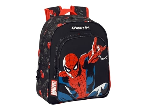 Mochila Para Niños Spiderman Hero Black 27 x 33 x 10 cm
