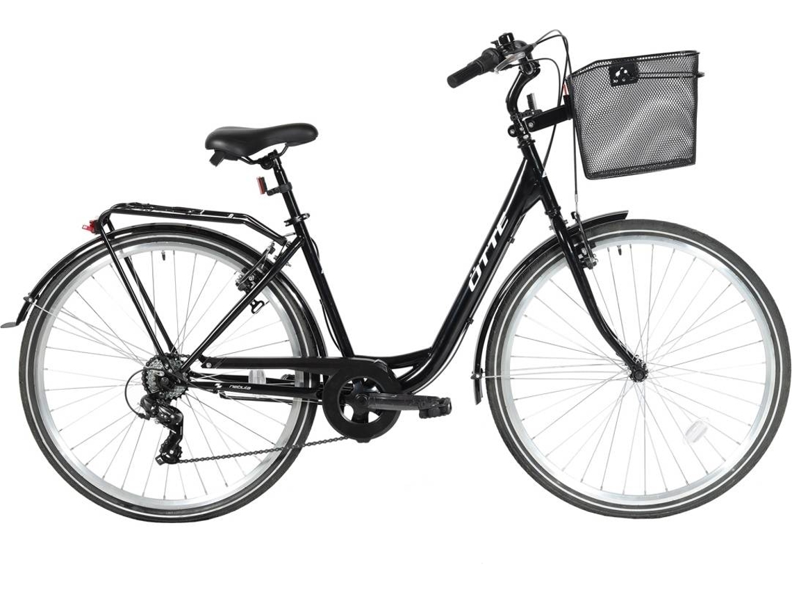 Bicicleta Urbana OTTE Nebula con Cesta 28'' (Negro)