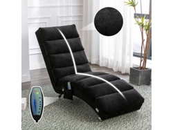 Sillón ZIWEI STORE que ofrece soporte corporal completo con vibración suave y bolsillos laterales.