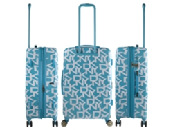 Juego De Maletas Pc DKNY DKNY-626 Signature Hardside sky blue (51X76x30 Cm - 100L)