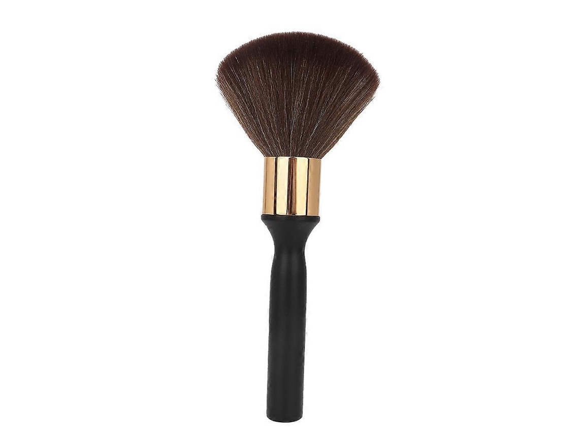 Cepillo de peluquería para cabello suave, con mango largo, ideal para eliminar polvo, cabello suelto y recortes de barba.