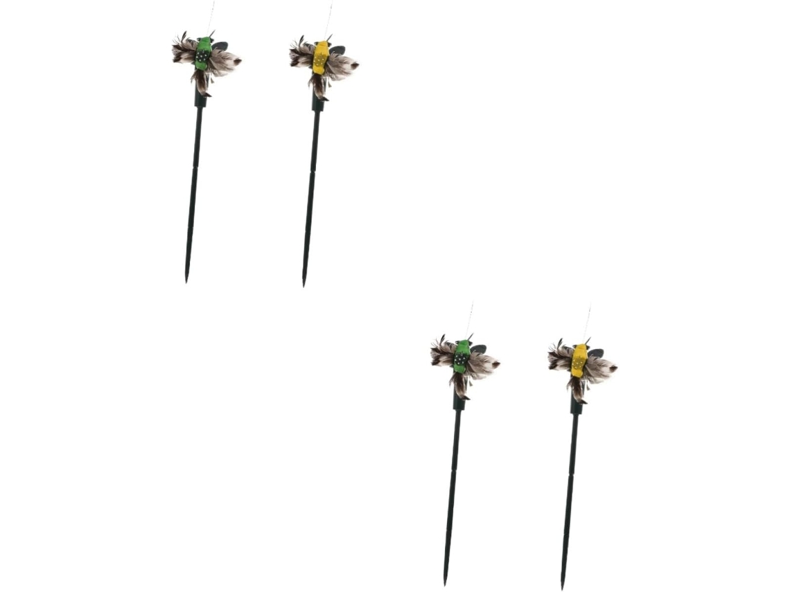 Juego De 2 Estacas Solares Con Forma De Pájaro Para Decoración De Jardín.