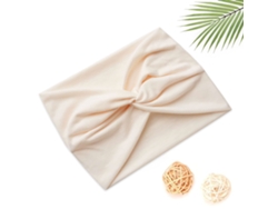 Bandera cruzada para cabello de algodón suave, beige marfil refinado AVIZAR
