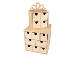 2 cajas de madera para almacenamiento - regalos de navidad