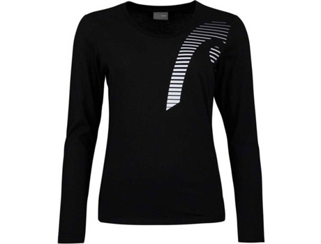 Camiseta de Mujer HEAD RACKET Club Tenis Negro (S)