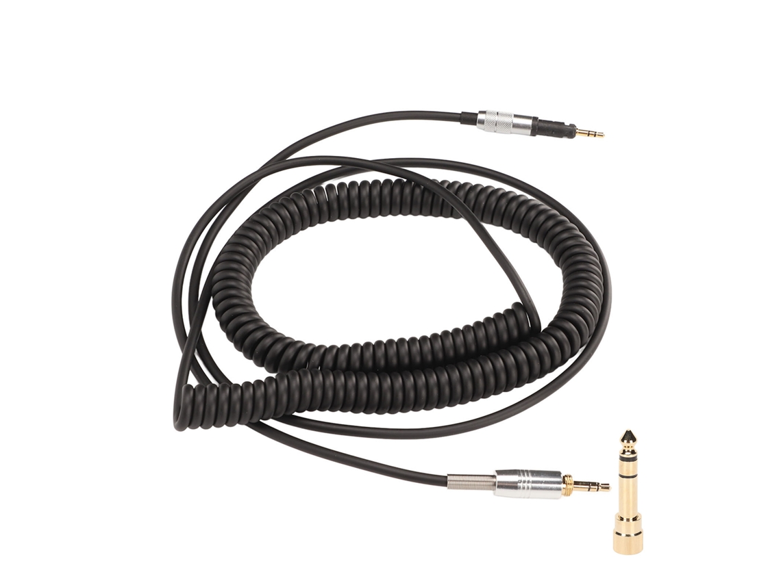 Cable En Espiral Para Auriculares Sennheiser Hd6, Hd7, Hd8, Hd515, Hd518, Hd558 Y Hd598, Conector De 3,5 Mm A 2,5 Mm Hifi