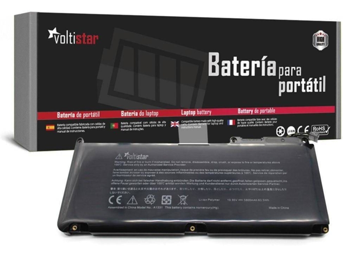 Batería Portátil VOLTISTAR Apple Macbook Unibody A1331 A1342