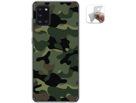 Carcasa Samsung Galaxy A31 TUMUNDOSMARTPHONE Camuflaje Multicolor