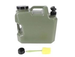 Contenedor de agua para camping con grifo de PE espesado de 18 l
