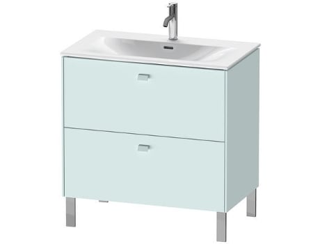 Mueble de lavabo DURAVIT Brioso vertical 82,0 x 47,9 cm 2 cajones cajón superior incl. recorte de sifón y delantal para lavabo Viu 234483