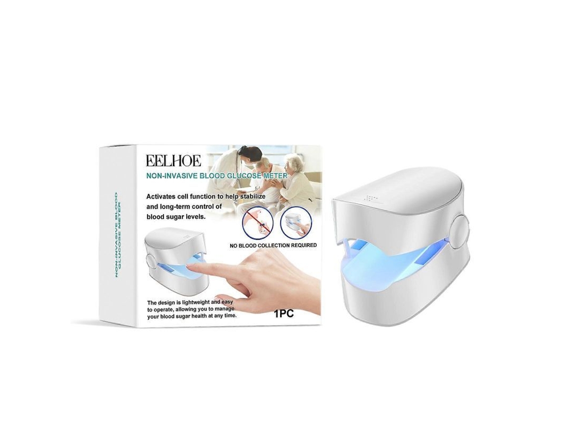 Monitor De Glucosa En Sangre No Invasivo Portátil Para Diabetes - Dispositivo Sin Pinchar, Regalo Ideal Para Monitoreo De Salud 1 Pieza