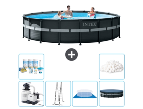 Piscina Tubular INTEX 26330GN-CB41 (26423 L - 549x132cm)