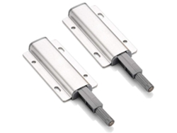 Abridor De Puerta Electromagnético 4 Piezas Cierre Magnético Piston Resorte Aluminio Instalación Sin Taladrar Para Muebles Armarios