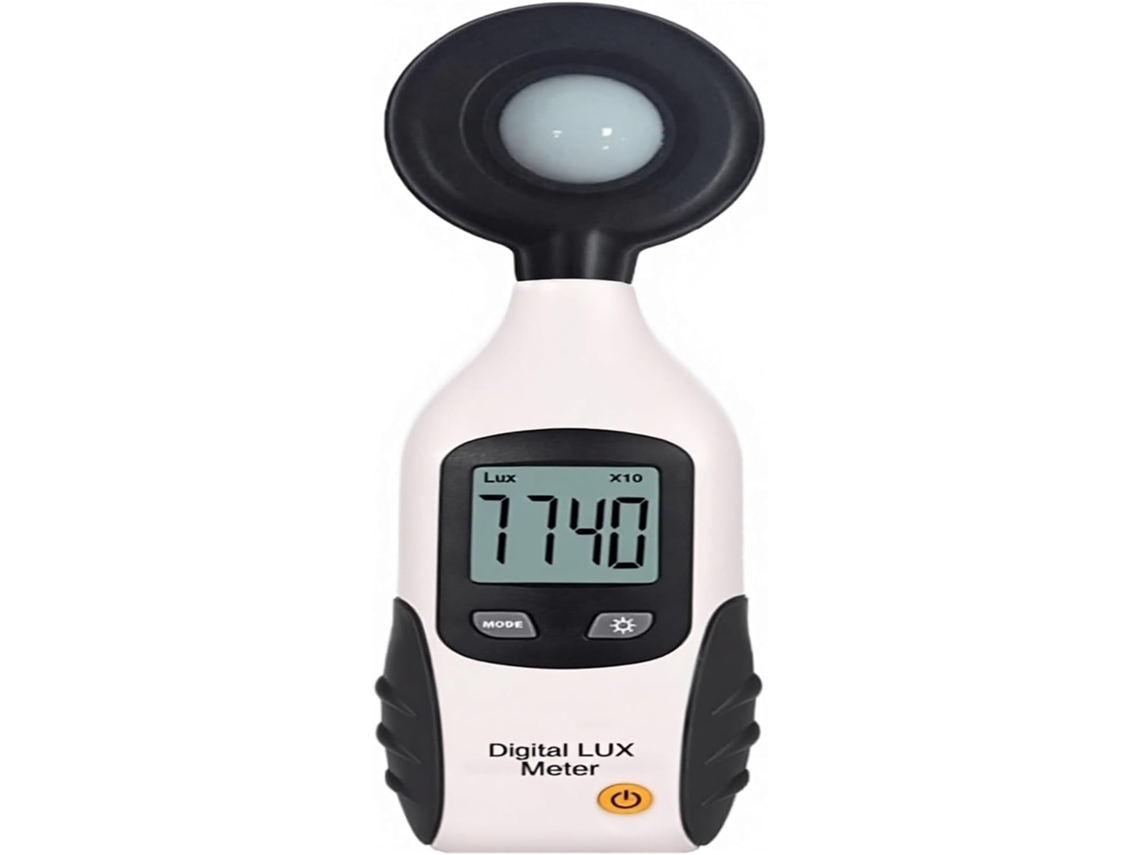 Medidor De Luz Digital Portátil Con Autocorrección, Luminómetro
