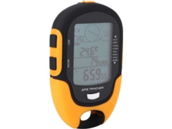 Herramienta de navegación GPS versátil, altímetro y barómetro multifuncional, diseño portátil con mini linterna para uso de emergencia, resistente a la intemperie.