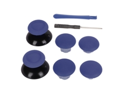 Tapas Para El Pulgar 8 En 1 Con Base Para Joystick De Ps5 - Diseño Ergonómico Y Anticaída - Azul