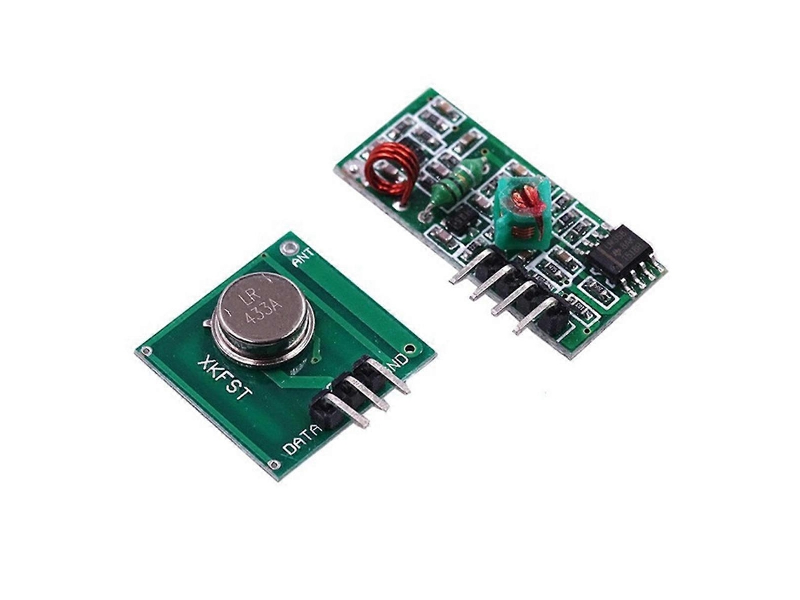 1 juego de módulo transmisor ultra inalámbrico de 433 MHz, transmisor de alarma antirrobo, receptor portátil F Rosewell