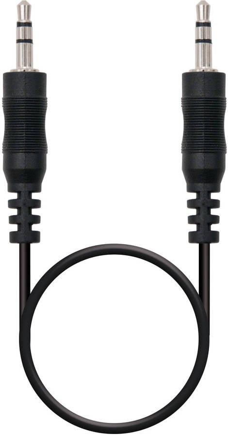 Cable de Audio NANOCable de Audio(15 cm - Negro)