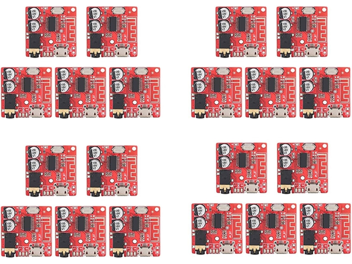 20 Piezas De Decodificador Receptor De Tarjeta Bluetooth 5.0 Diy