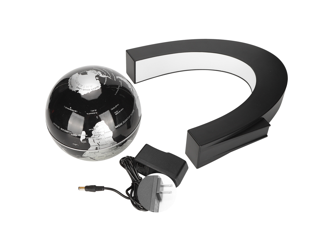 Globo Magnético Flotante De 6 Pulgadas Con Base En Forma De C, Decorativo, Para Pupitres De Enseñanza.