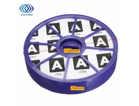 Filtro Hepa azul y blanco para aspiradora Dyson Dc19 Dc20 Dc21 Dc29, 150Mm x 28Mm, 1 ud.