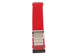 Correa de repuesto para Fitbit Versa 4 y 3 Sense 2 de nailon elástico rojo y blanco Ly Ebike
