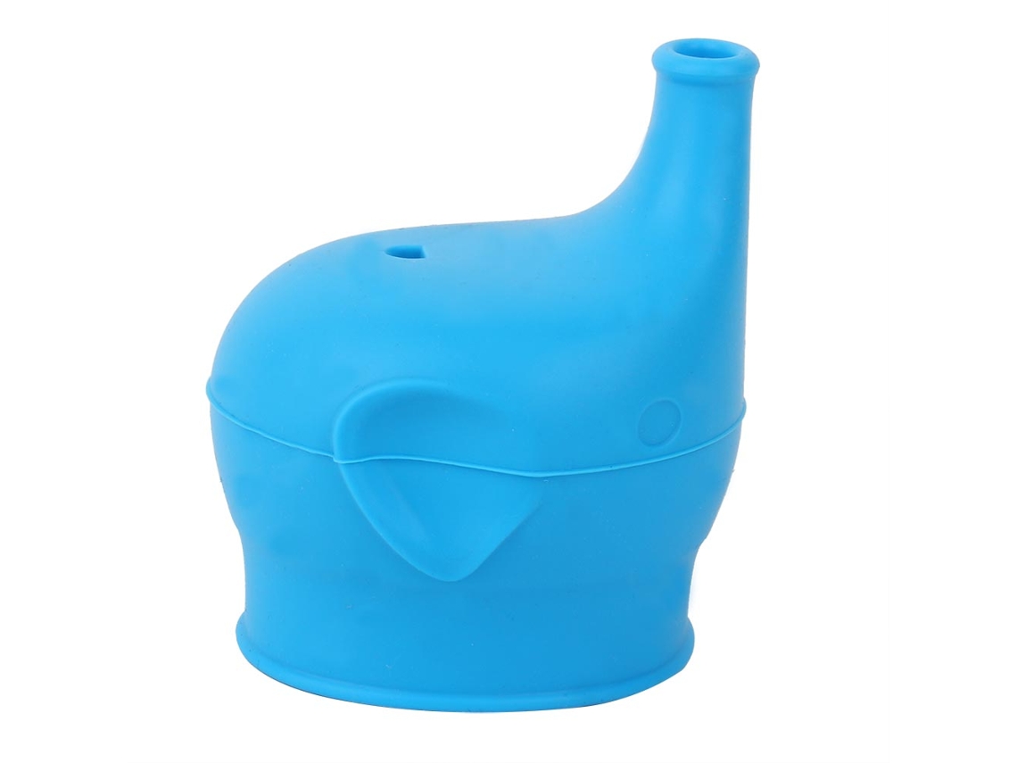 Tapa de taza con forma de elefante de silicona, reutilizable NEVEANCE
