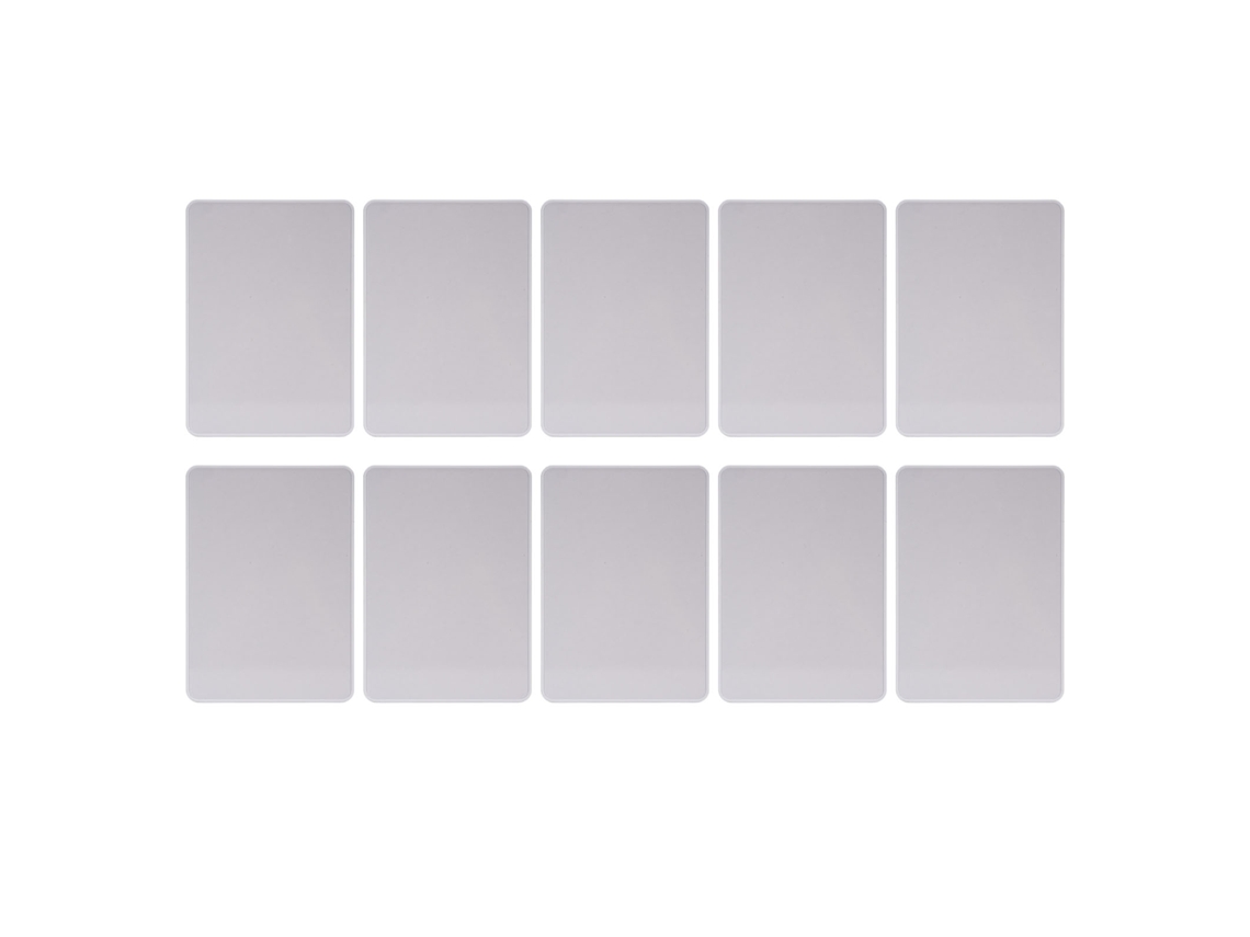 10pcs Quadro Branco Magnético De Lápis Seco Duplex Para Estudantes Professores Borda Branca 21x30cm