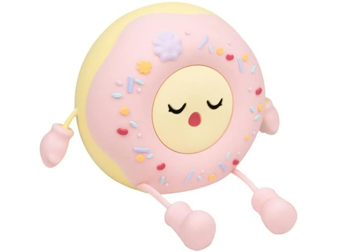 Lámpara Donut Silicona Yizhood Guardería Niños Regalo Rosa