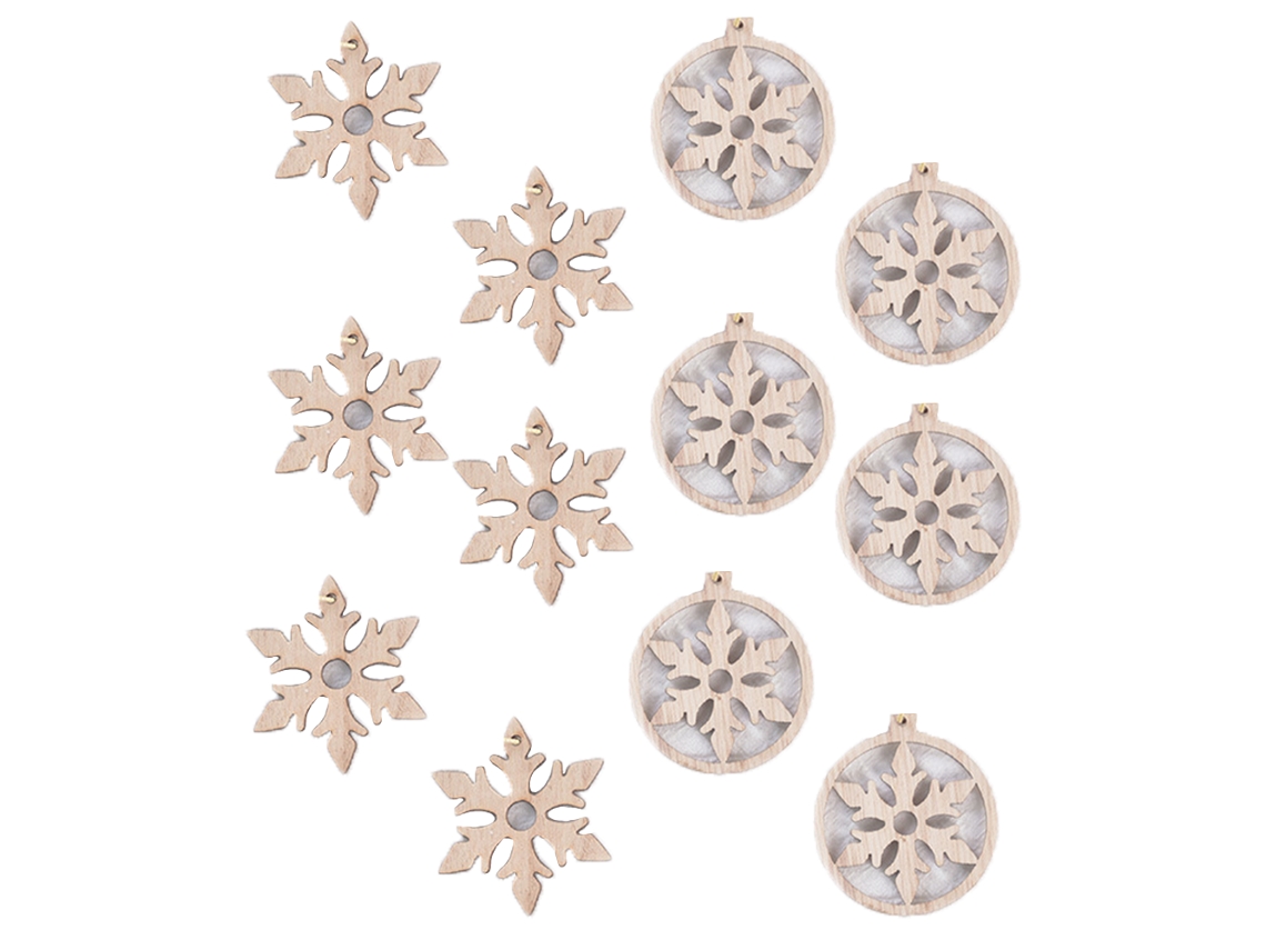 6 Colgantes Navideños, Decoración Navideña, Colgante