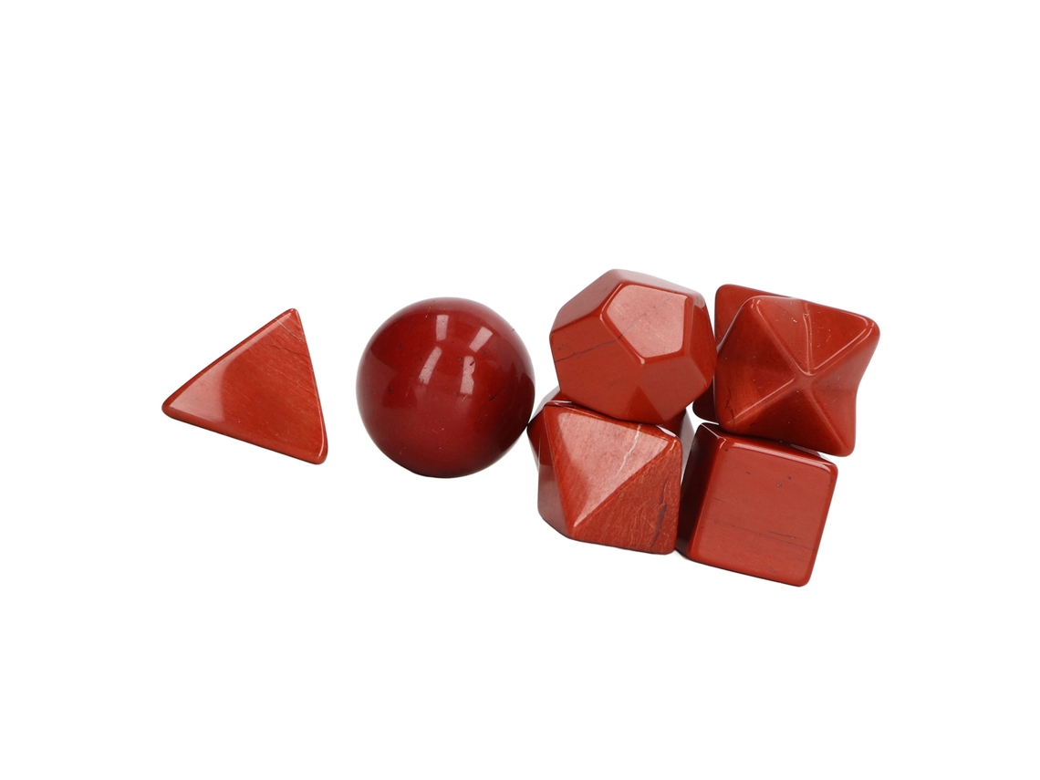Conjunto De 7 Cristales Geométricos De Chakras Para Sanación, Meditación Y Decoración.