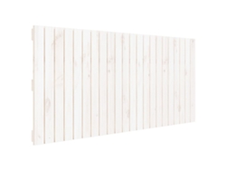 Maison Exclusive - Cabecero De Cama De Pared Madera Maciza Pino Blanco 140x3x60 Cm