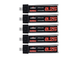 10 baterías de polímero de litio Uruav de 3,7 V, 250 mAh, 30 °C, 60 °C, 1 s, Ph20 para Blade Nano QX CPX Tiny Whoop Tiny6 6x