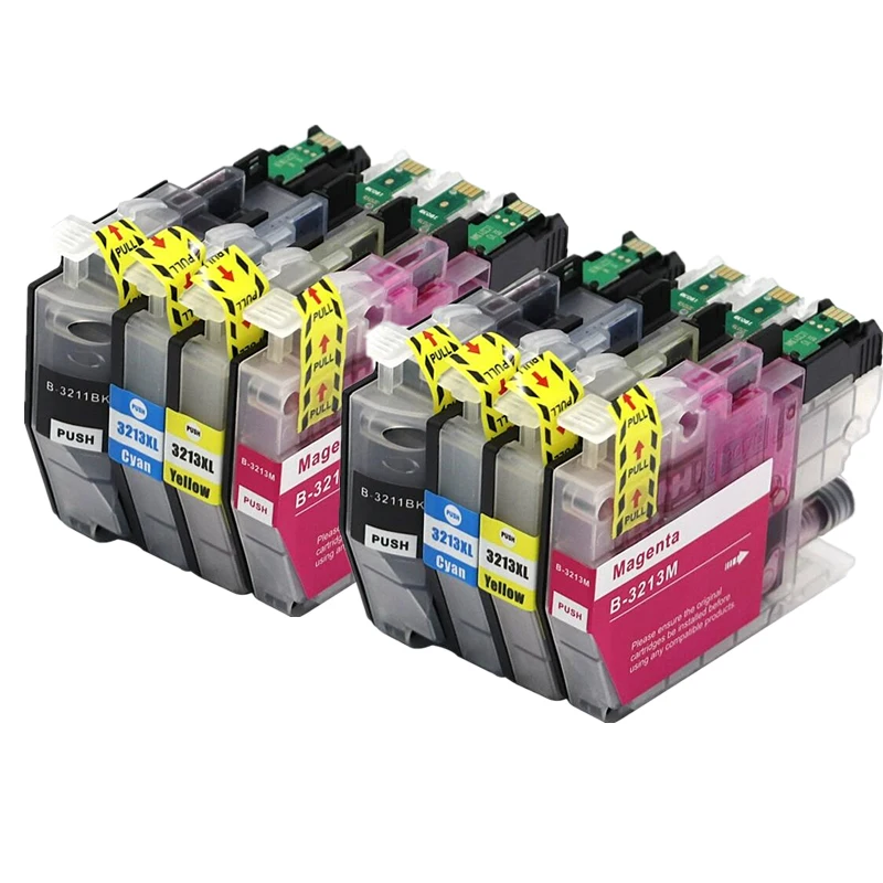 2setlc3211 Lc3213 Cartuchos De Tinta Para Impresoras Brother Lc3211xl Lc3213xl Dcp-j572dw Dcp-j772dw Dcp-j774dw Mfc-j491dw