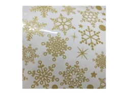 2026-sticker Decorativo Autoadhesivo Y Removable De Copos De Nieve Para Hogar Y Oficina (dorado)