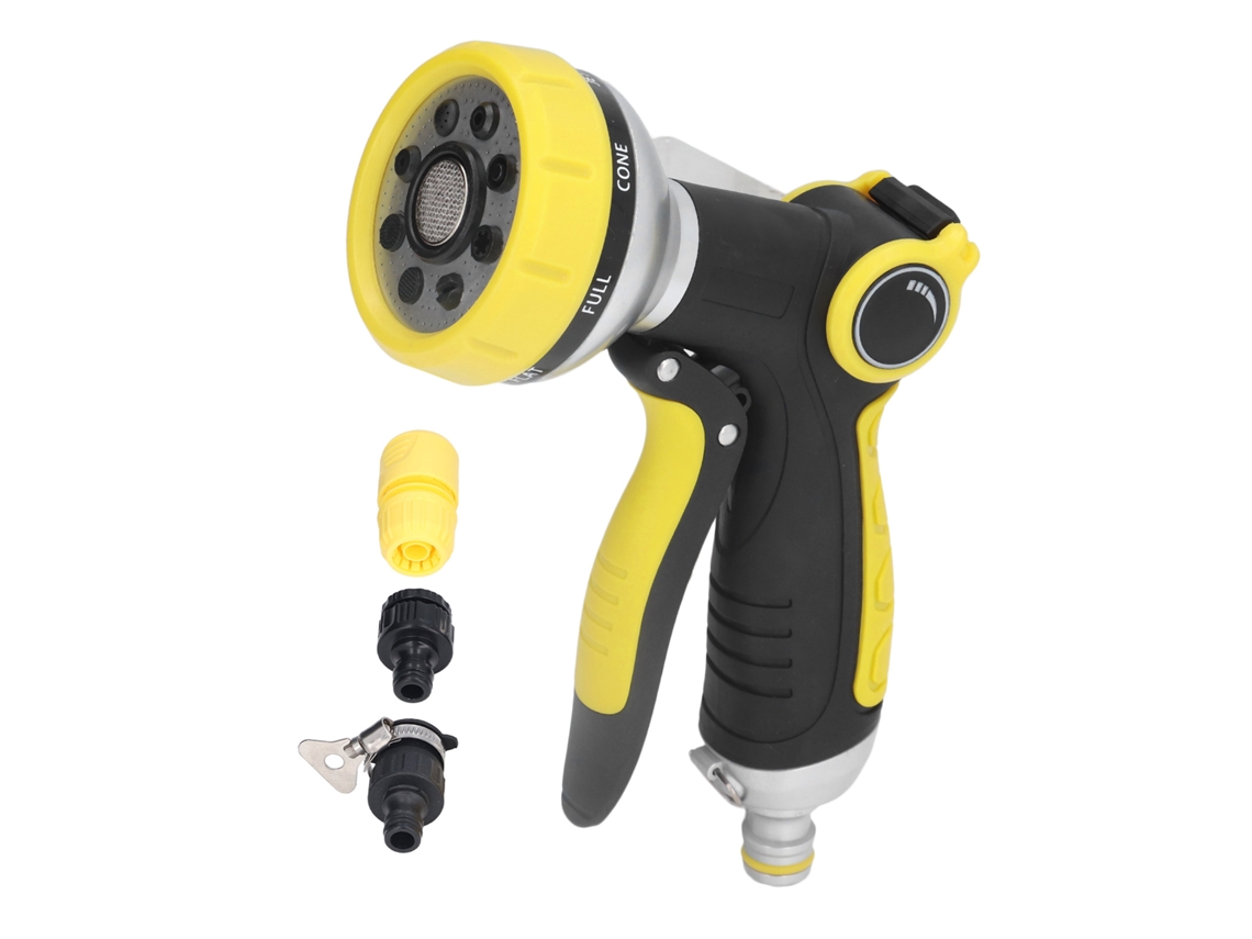 Pulverizador multifuncional para jardín, lavado de coches y agua.