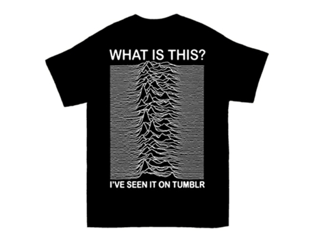 Camiseta ROCKINSTONE Joy Division Ive Seen On Tumblr Algodón para Hombre (2XL)