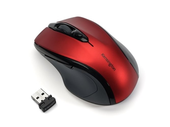 Ratón KENSINGTON Pro (Inalámbrico - Óptico - 1750 dpi - Rojo)