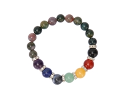 Pulsera De 7 Chakras Con Cristales Curativos Para Meditación Y Alivio Del Estrés - Unisex