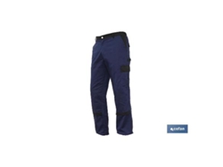 Pantalon trab. flex. jano regular fit mar/negro t-60