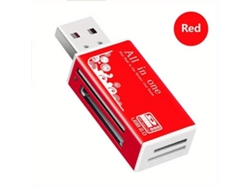 Adaptador de lector de tarjetas USB 2.0 4 en 1 Tadvyyvayotoy