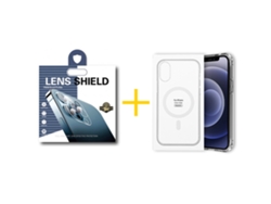 Conjunto de Protector de Pantalla Cámara Trasera Compatible Magsafe para iPhone 16 SKYHE Transparente (1un)