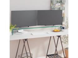 Mueble Suporte de Tv/Monitores en Cristal Transparente 110X30X13 Cm