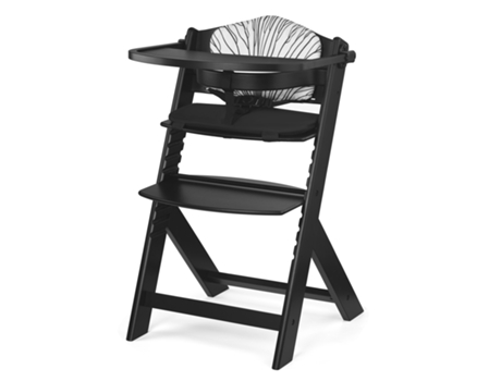 Trona KINDERKRAFT Enock + Almofada (Blanco + Negro)