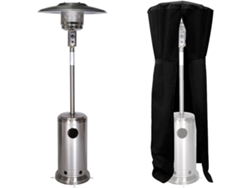 Estufa de Gas Oslo Para Exterior HAPPY GARDEN Acero Inox con Funda