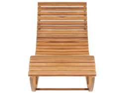 Maison Exclusive - Tumbona Mecedora De Madera De Teca Maciza