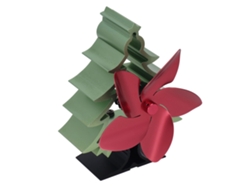 2026as-ventilador De Estufa Con Energía Térmica 5 Aspas Velocidad Ajustable Estilo Árbol De Navidad